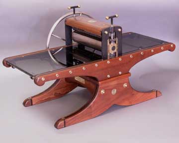 Passive side of a Galleon Halfwood Press