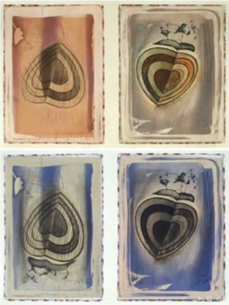 Sweet Target Hearts-4 up
