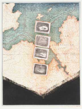Bill Ritchie print Little Spaceship Crash